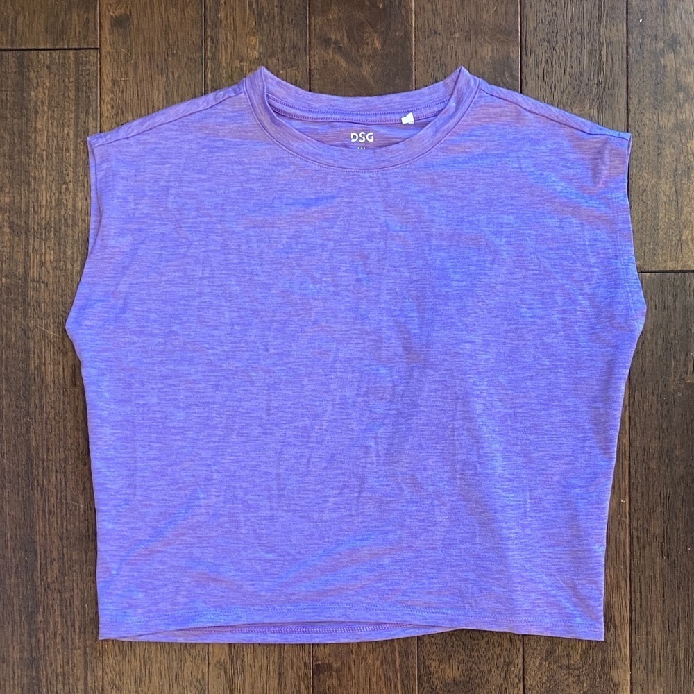 DSG Kids' Purple Muscle Tee